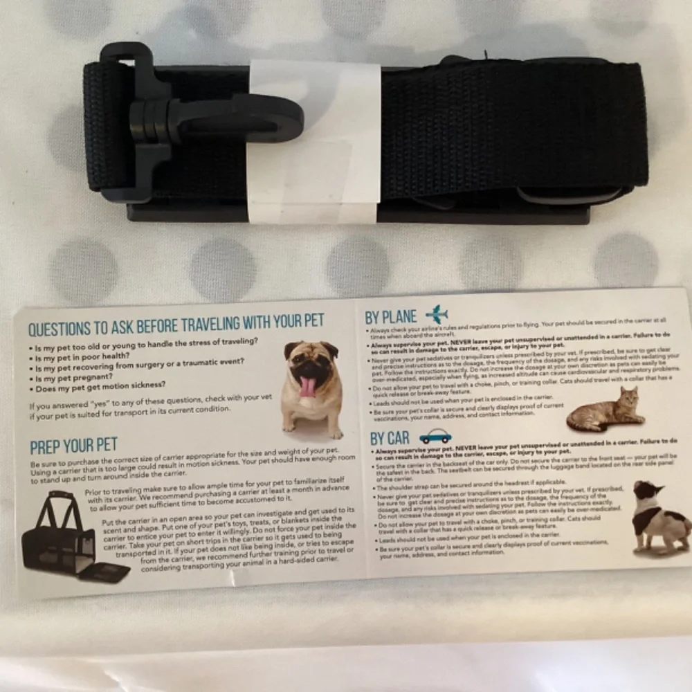 Sherpa Never Used Black Small Pet Carrier